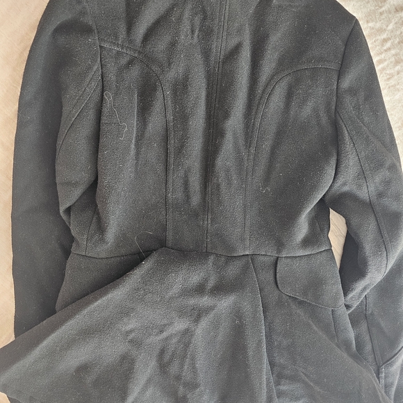 Celebrity Pink Black Pea Coat - Picture 2 of 4